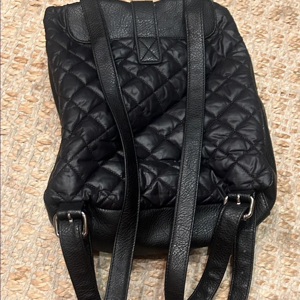 Kenneth Cole Reaction Quilted Black Backpack